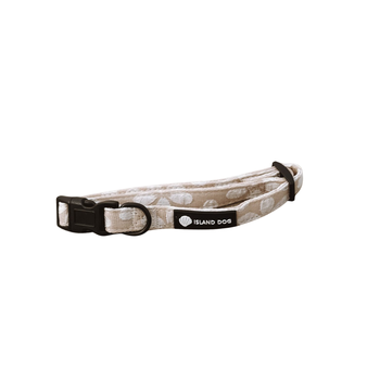 Collor Island Dog -  Beige Flower