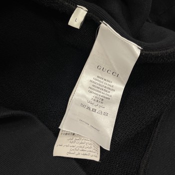 Gucci Manifesto mask logo hoodie - Pre-Owned - view 4