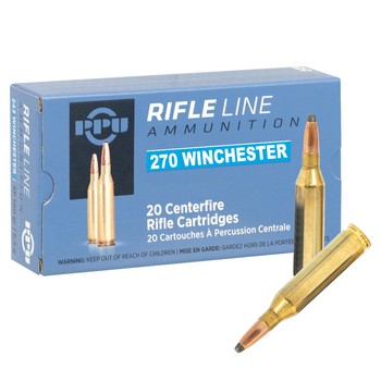 PPU Rifle Ammunition .270 150 Grain Soft Point
