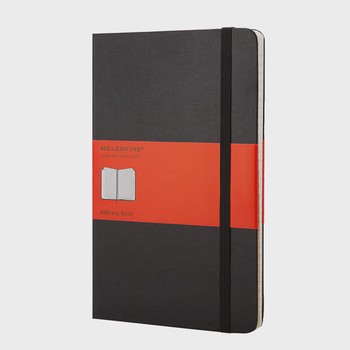 Moleskine - Large Address Book Black - QP064