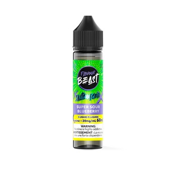 Flavour Beast - Super Sour Blueberry Iced 60ml Salt