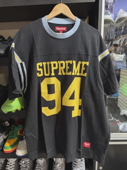 Supreme Split Football Tee Top Black Size XL • Brand New [1121] - photo 1