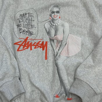 Stussy Skate Tough Hoodie Zip Up 'Ash Heather'  • Pre-Owned [4896] - view 2