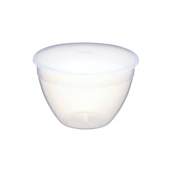 PLASTIC 1.1 LITRE 2 PINT PUDDING BOWL WITH LID