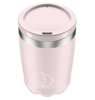 CHILLY'S 340ML BLUSH PINK COFFEE CUP