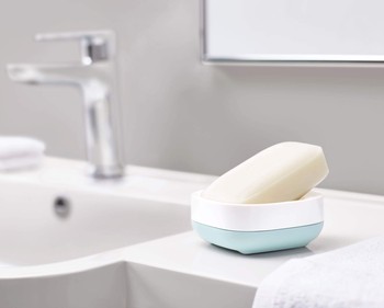 JOSEPH JOSEPH COMPACT SOAP DISH - GREY