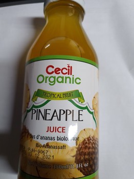 Cecil Organic Pineapple Juice 350ml