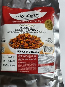 Mc Currie Vegetarian Seeni Sambol 350g