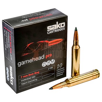Sako Gamehead Pro 7mm Rem Mag 165gr Tipped Gameking