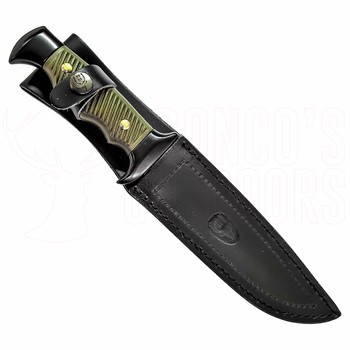 Muela Alce 5161 Fixed Blade Knife Green Handle