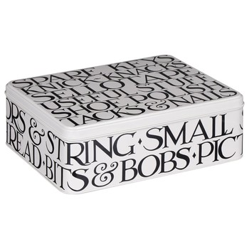 EMMA BRIDGEWATER BLACK TOAST EXTRA LARGE RECTANGULAR TIN