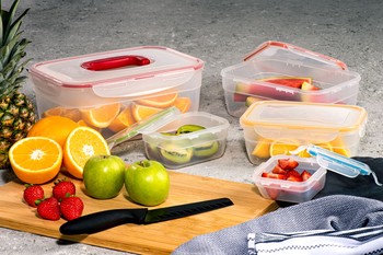 LOCKNLOCK NESTING AIRTIGHT STORAGE - 5 PIECE SET
