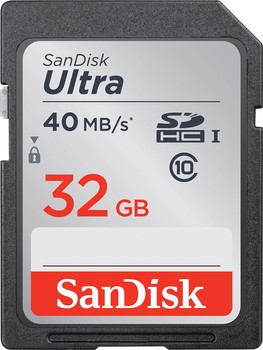 SanDisk Ultra SDHC 32GB 40MB/S