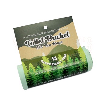 Toilet Bucket Eco Bag(16 bags per roll)
