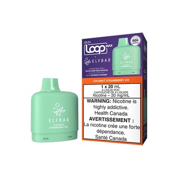 STLTH Loop Max X Elf Bar 50K Pod - Coconut Strawberry Ice