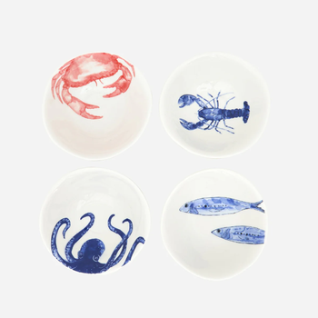 BATELA COASTAL ROUND CERAMIC NIBBLE BOWL