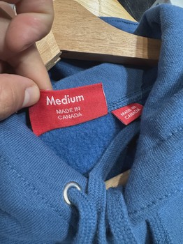 Supreme Box Logo Hooded Sweatshirt (FW23) Blue  • Pre-Owned [8356] - view 3