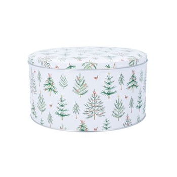 CHRISTMAS TREES CAKE TIN