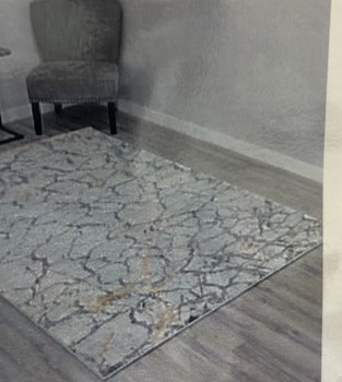 Marble Rug 1044 Grey 8x11