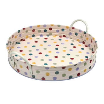 EMMA BRIDGEWATER POLKA DOT LARGE HANDLED TRAY