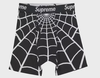 Supreme Hanes Spider-Man Boxer Briefs (2 Pack) Black • Brand New [5995] - view 2
