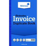 Silvine Carbonless Duplicate Book 210x127mm (D)