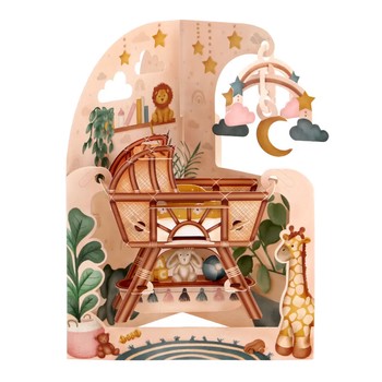 Santoro - New Baby Swing Card - SC244