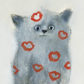 Art Press - Air Kisses Landed on the Cat - NS5282 (D)