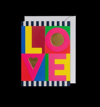 Lagom - Love Pop Art Mini Card - 5181