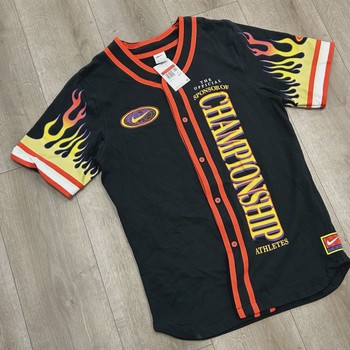 Nike Americana Flames Championship baseball jersey • Brand New [8044] - view 2