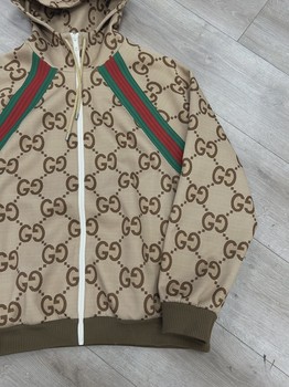 GUCCI Jumbo GG Zipped Hoodie • Pre-Owned [7596] - view 3