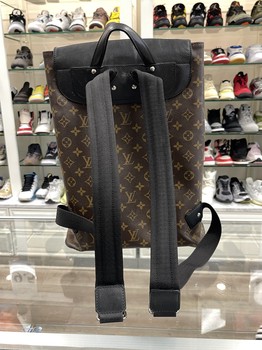 Louis Vuitton Backpack Palk Monogram Macassar Brown - Pre-Owned - view 4