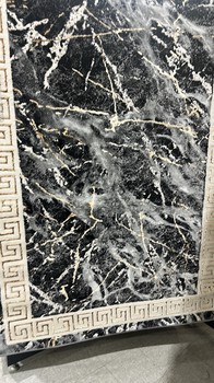 Marble Rug 1042 5x8 black