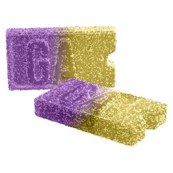 Passion Fruit Mango THC:CBG 1:1 Soft Chews / 2 Pack / Gummies / Hybrid