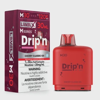 Level X Drip'n Series M30 120K Pod - Cherry Classic Ice