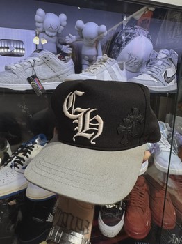 Chrome Hearts Black and Grey Cross Patch Hat • Pre-Owned [3696] - view 2