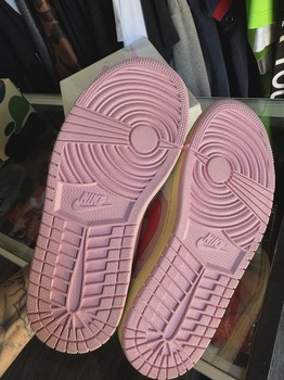 Air Jordan 1 Retro Low Original SP Travis Scott Sail Tropical Pink • Pre-Owned [9618] - view 3