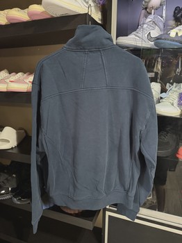 Rhude 1/4 Zip Blue Sweater L • Pre-Owned [7747] - view 2