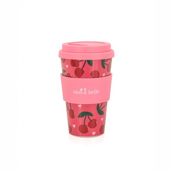 CHERRY PRINT TRAVEL CUP