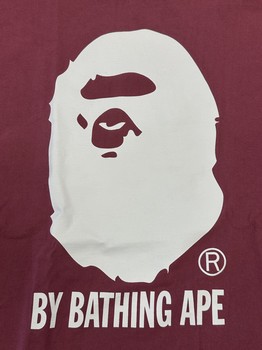 Bape By Bathing Ape Maroon Tee • Pre-Owned [6090] - view 2