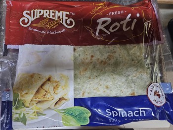Supreme Spinach Roti 500g