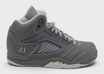 Air Jordan 5 Retro Wolf Grey (2026) (Preschool) • Brand New [9649] - view 2