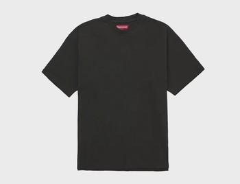 Supreme Rhinestone Script S/S Top Black • Brand New [8714] - view 2