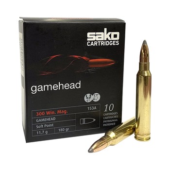 Sako Gamehead 300 Win Mag 180gr 10 Rounds