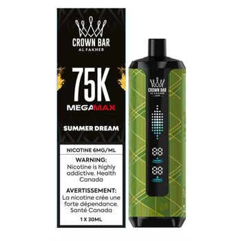 Al Fakher Crown Bar Mega Max 75K - Summer Dream