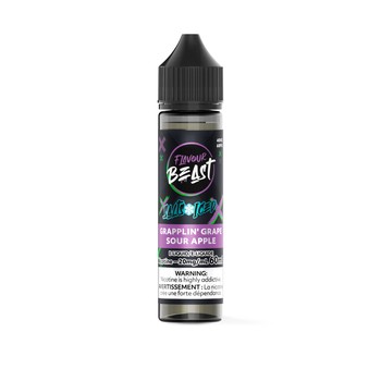Flavour Beast - Grapplin' Grape Sour Apple Iced 60ml Salt