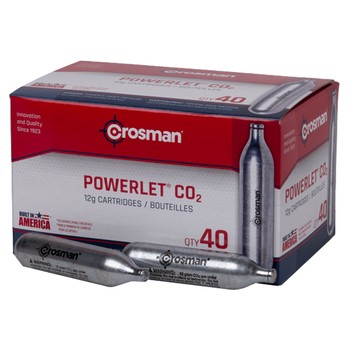 Crosman Powerlet CO2 Canisters x40