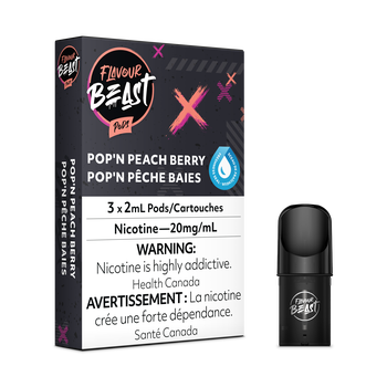Flavour Beast - Packin' Peach Berry (Pop'n Peach Berry) (3 Pack)