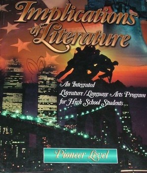 used Implications of Literature: Pioneer level, teacher's edition