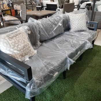Belamar Sofa Black & Grey